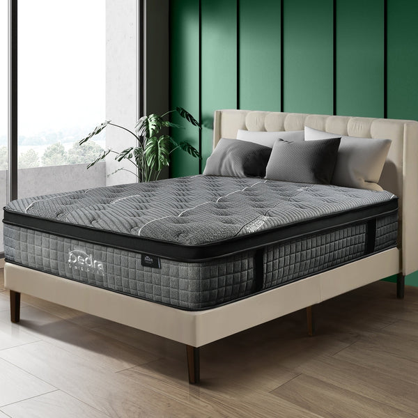  H&L 34cm 7 zone Double Mattress Breathable Mattress Euro Top Latex Foam