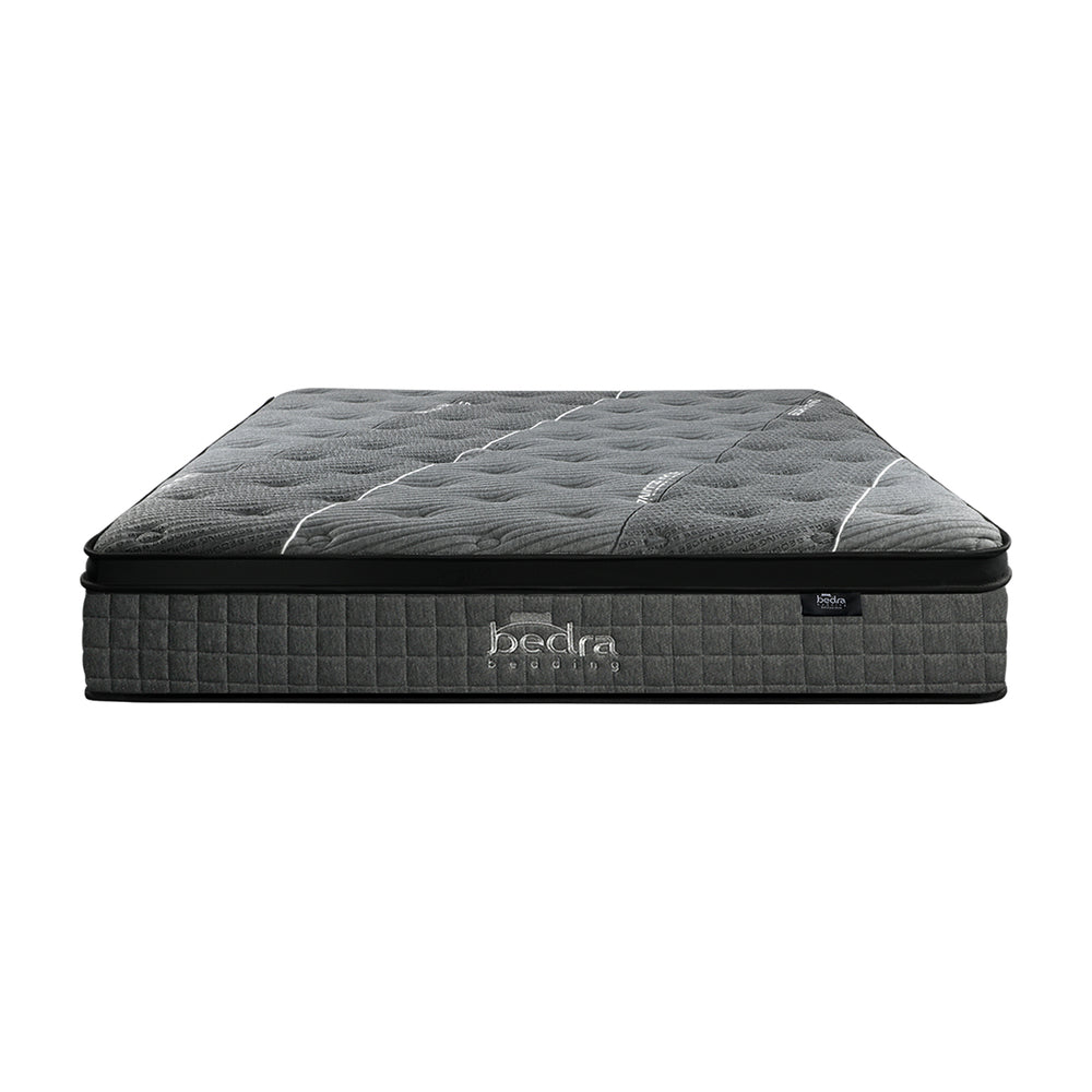 H&L 34cm 7 zone King Mattress Breathable Spring Mattress Euro Top Latex Foam