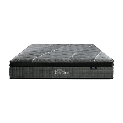 H&L 34cm 7 zone King Mattress Breathable Spring Mattress Euro Top Latex Foam