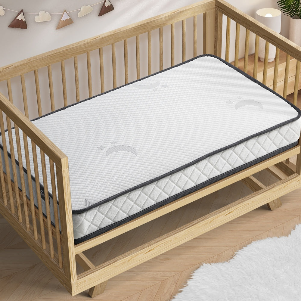 Baby Cot Mattress Reversible Bonnell Spring 13cm Comfort Support