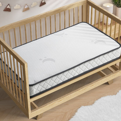 Baby Cot Mattress Reversible Bonnell Spring 13cm Comfort Support