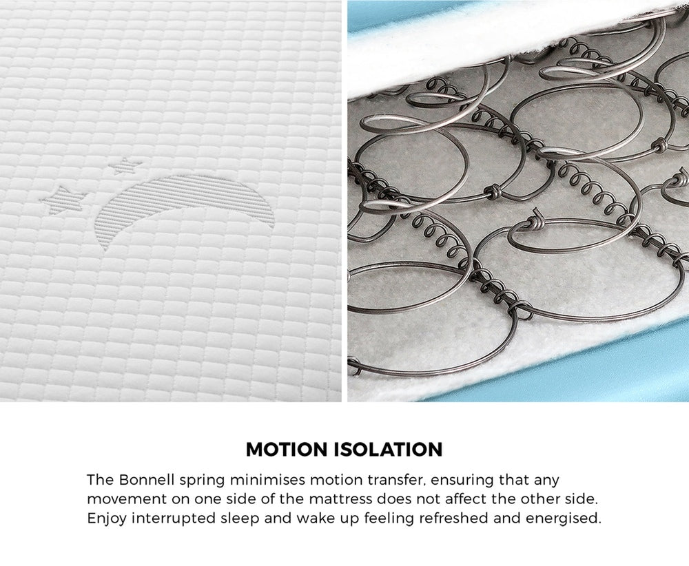 Baby Cot Mattress Reversible Bonnell Spring 13cm Comfort Support