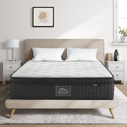 Double Mattress Cool Gel Foam Pocket Spring 34CM with Pillows