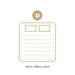 Double Mattress Cool Gel Foam Pocket Spring 34CM with Pillows