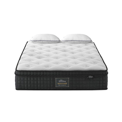 Queen Mattress Cool Gel Foam Pocket Spring 34CM with Pillows