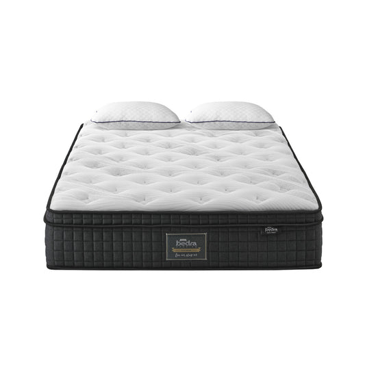 Queen Mattress Cool Gel Foam Pocket Spring 34CM with Pillows