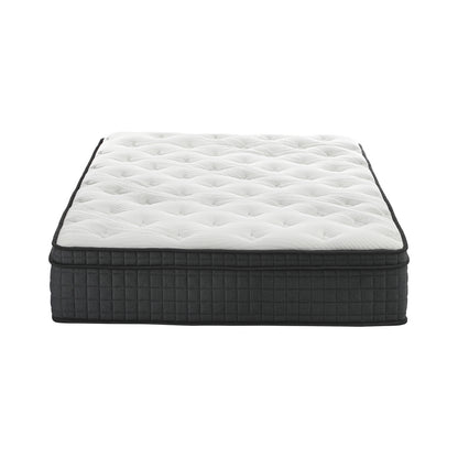Queen Mattress Cool Gel Foam Pocket Spring 34CM with Pillows