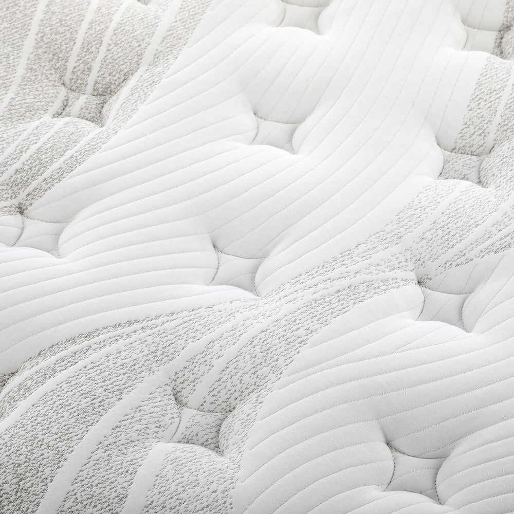 Queen Mattress Cool Gel Foam Pocket Spring 34CM with Pillows