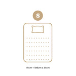 Single Mattress Cool Gel Foam Pocket Spring 34CM with Pillow