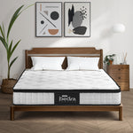 Queen Mattress 22CM Cool Gel Foam Bonnell Spring with Pillows