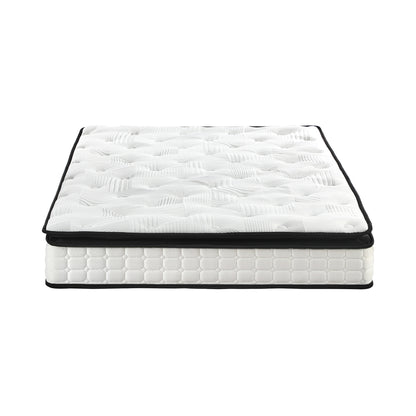 Queen Mattress 22CM Cool Gel Foam Bonnell Spring with Pillows