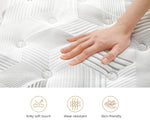 Queen Mattress 22CM Cool Gel Foam Bonnell Spring with Pillows