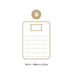 Single Mattress 22CM Cool Gel Foam Bonnell Spring with Pillow