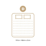 Double Mattress Bonnell Spring Tight Top 21CM