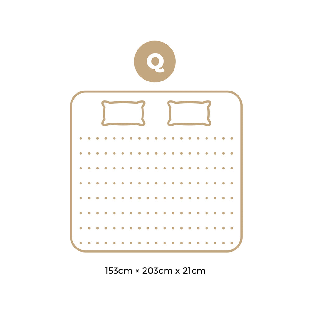 Queen Mattress Bonnell Spring Tight Top 21CM