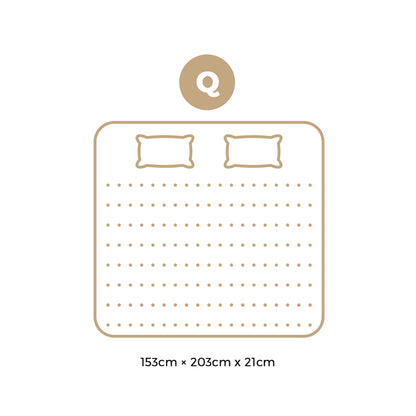 Queen Mattress Bonnell Spring Tight Top 21CM
