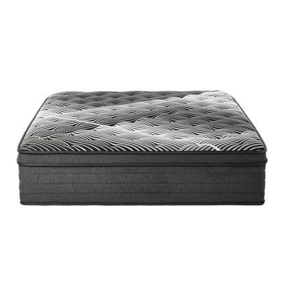 Double & Queen Mattress 9 Zone Pocket Spring Foam Bamboo Euro Top 35cm Medium