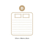 Double & Queen Mattress 9 Zone Pocket Spring Foam Bamboo Euro Top 35cm Medium