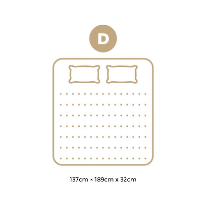 Double Mattress Bamboo Pocket Spring 32cm | HomeAndLiving