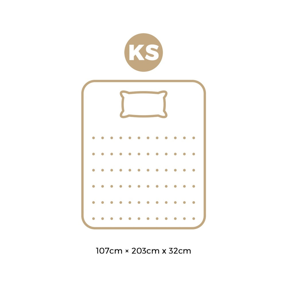 King Single Pocket Spring Mattress 32cm | HomeAndLiving