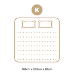 Double Mattress 5 Zone Pocket Spring Cool Gel Memory Foam Medium Firm