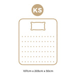 Double Mattress 5 Zone Pocket Spring Cool Gel Memory Foam Medium Firm