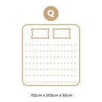 Double Mattress 5 Zone Pocket Spring Cool Gel Memory Foam Medium Firm