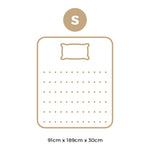 Double Mattress 5 Zone Pocket Spring Cool Gel Memory Foam Medium Firm