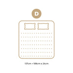 King Single Mattress Tight Top Foam 5 Zone Pocket Spring Innerspring 24cm