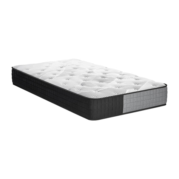  King Single Mattress Tight Top Foam 5 Zone Pocket Spring Innerspring 24cm