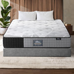 King Single Mattress Tight Top Foam 5 Zone Pocket Spring Innerspring 24cm