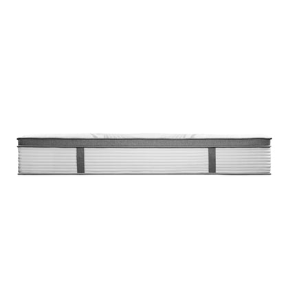 H&L 34cm 7Zone Double Mattress Euro Top Bed Mattress Pocket Spring Medium Firm