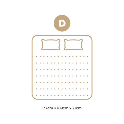 Double Mattress Pocket Spring Extra Firm 21cm | HomeAndLivin - 9