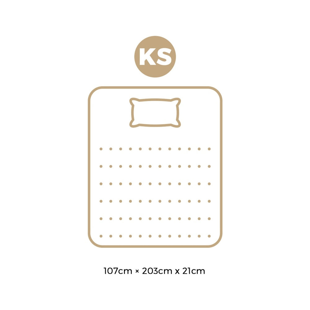 King Single Pocket Spring Mattress 21cm | HomeAndLiving