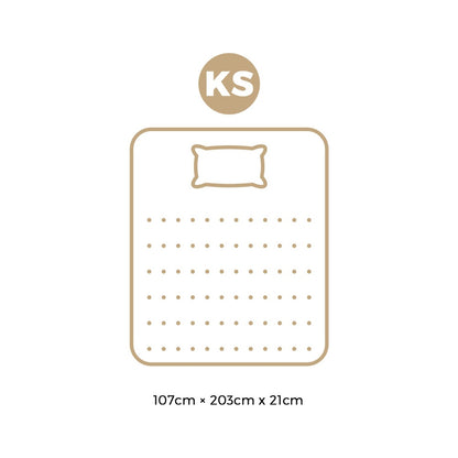 King Single Pocket Spring Mattress 21cm | HomeAndLiving