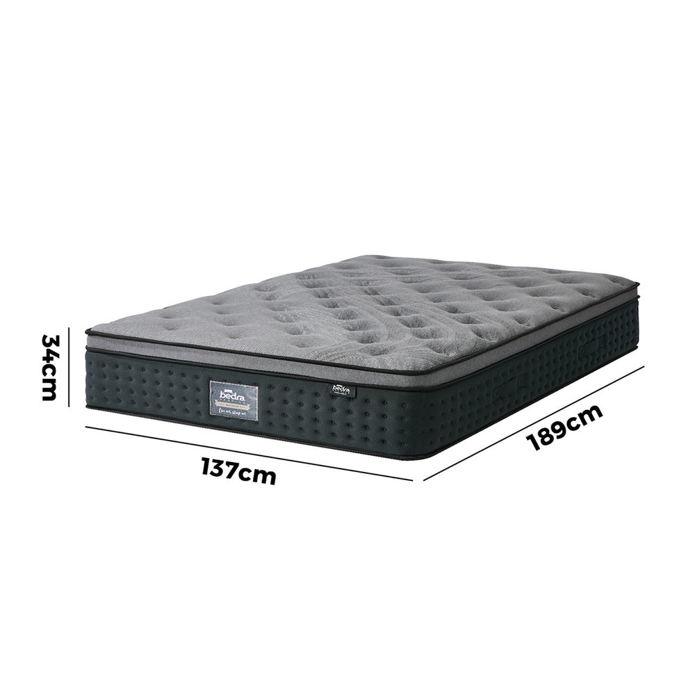 Double Mattress Euro Top Pocket Spring 34cm | HomeAndLiving