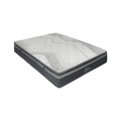 H&L 36cm King Mattress Breathable Euro Top Natural Latex Foam 7 zone