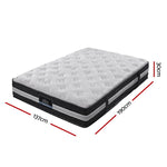 H&L Bedding Alzbeta Double Mattress Bed Size 7 Zone Pocket Spring Medium Firm Foam 30cm