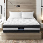 H&L Bedding Alzbeta Double Mattress Bed Size 7 Zone Pocket Spring Medium Firm Foam 30cm