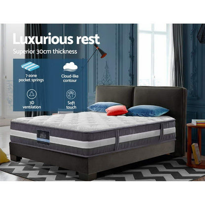 30Cm Mattress Pocket Spring King