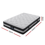 H&L Bedding Alzbeta Queen Mattress Bed Size 7 Zone Pocket Spring Medium Firm Foam 30cm
