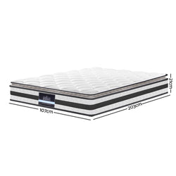 21Cm Mattress Pillow Top King Single