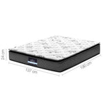 24Cm Mattress Pillow Top Double