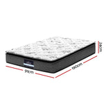 H&L Bedding Single Size Pillow Top Foam Mattress