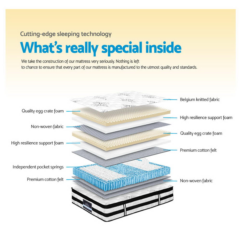34Cm Mattress Euro Top Pocket Spring King