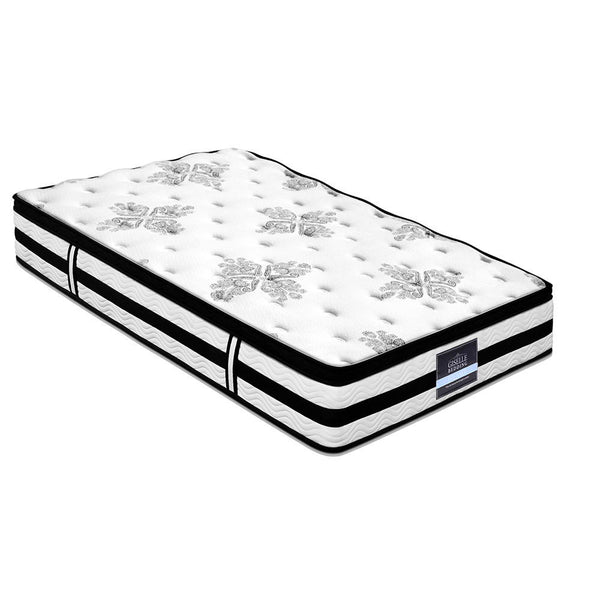  34Cm Mattress Euro Top Pocket Spring King Single