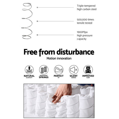 34Cm Mattress Cool Gel Memory Foam 7 Zone King