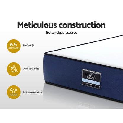 H&L Presents Double Mattress Pocket Spring 7-Zone Latex Foam Layer Bed Mattresses