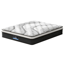 32cm Plush Euro Top Mattress Super King Supportive Comfortable Bed