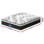 32cm Plush Euro Top Mattress Super King Supportive Comfortable Bed